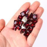 Siam Princess Square Shape High Quality Glass Pointed Back Fancy Rhinestones WholesaleRhinestone